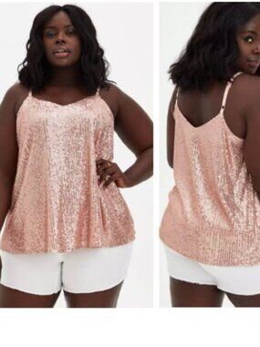 Torrid Sophie Sequin Swing Cami 3X